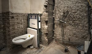 verbouwen toilet